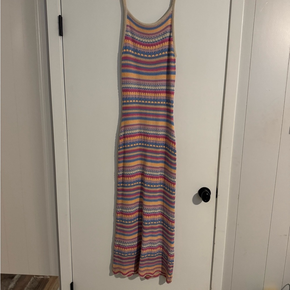 Z Supply Colorful Knit Maxi Dress